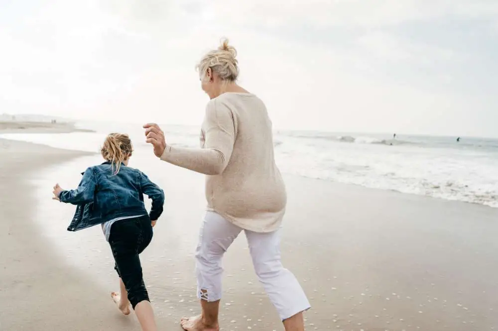 Spend Time with Your Granddaughter at the Beach