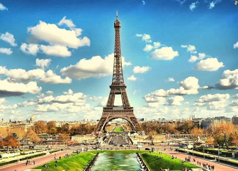 Destination in Europe for a couple - Eiffel Tower Paris